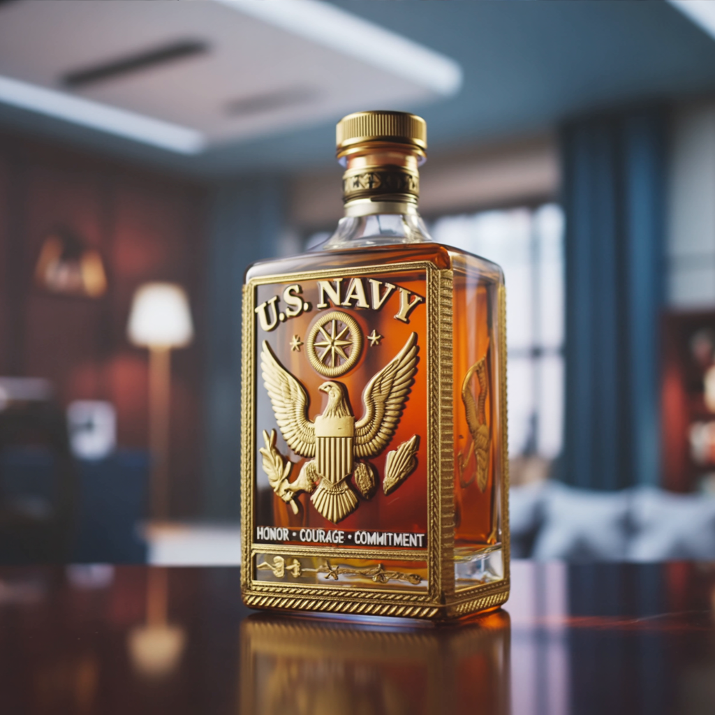 Whisky w butelce - Specjalna edycja Marynarki Wojennej Stanów Zjednoczonych