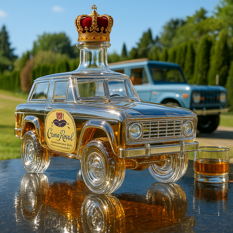 Ford Bronco (1966–1977) Klasyczna kolekcjonerska butelka whisky