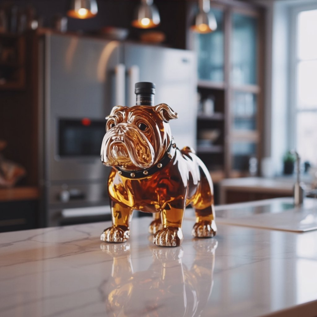 Butelka Whiskey - Wersja Bulldog