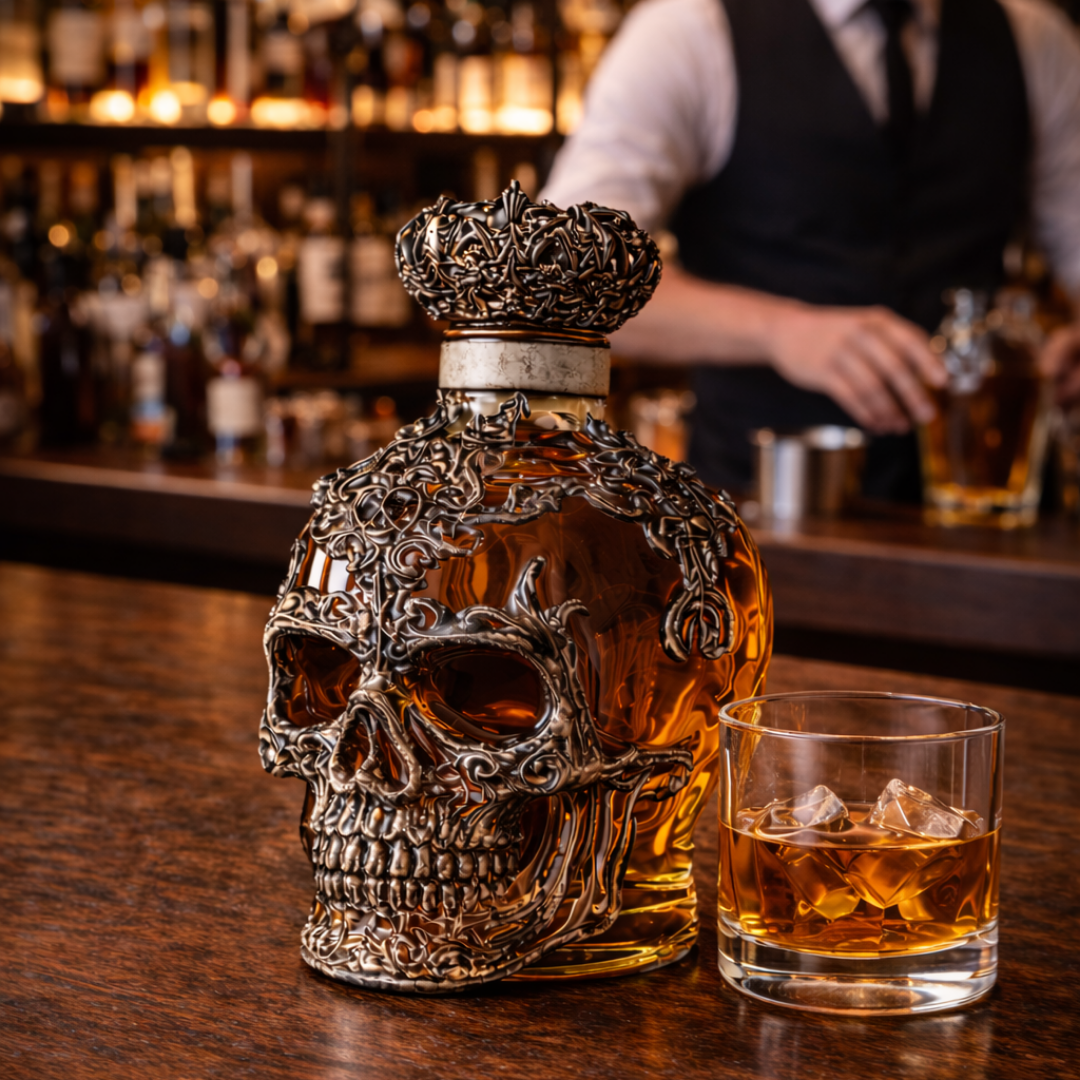 Butelka Whiskey - Edycja Specjalna Czaszki