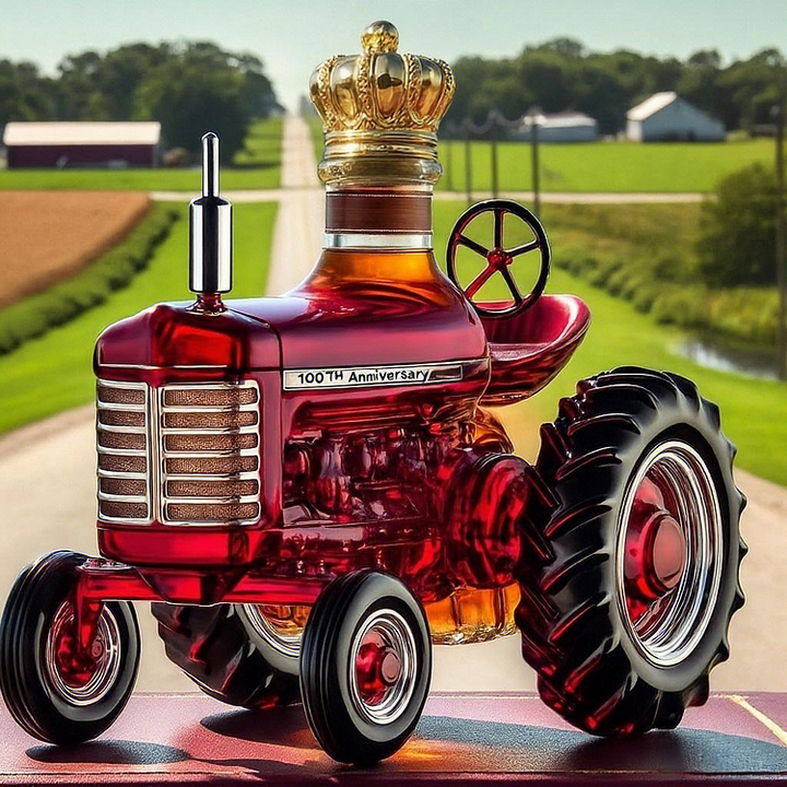 100 lat Farmall whisky butelka