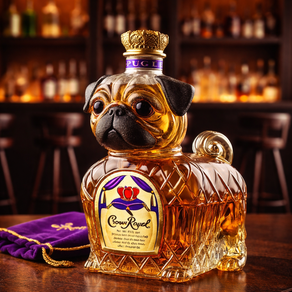 Butelka Whiskey - French Bulldog - Edycja Specjalna