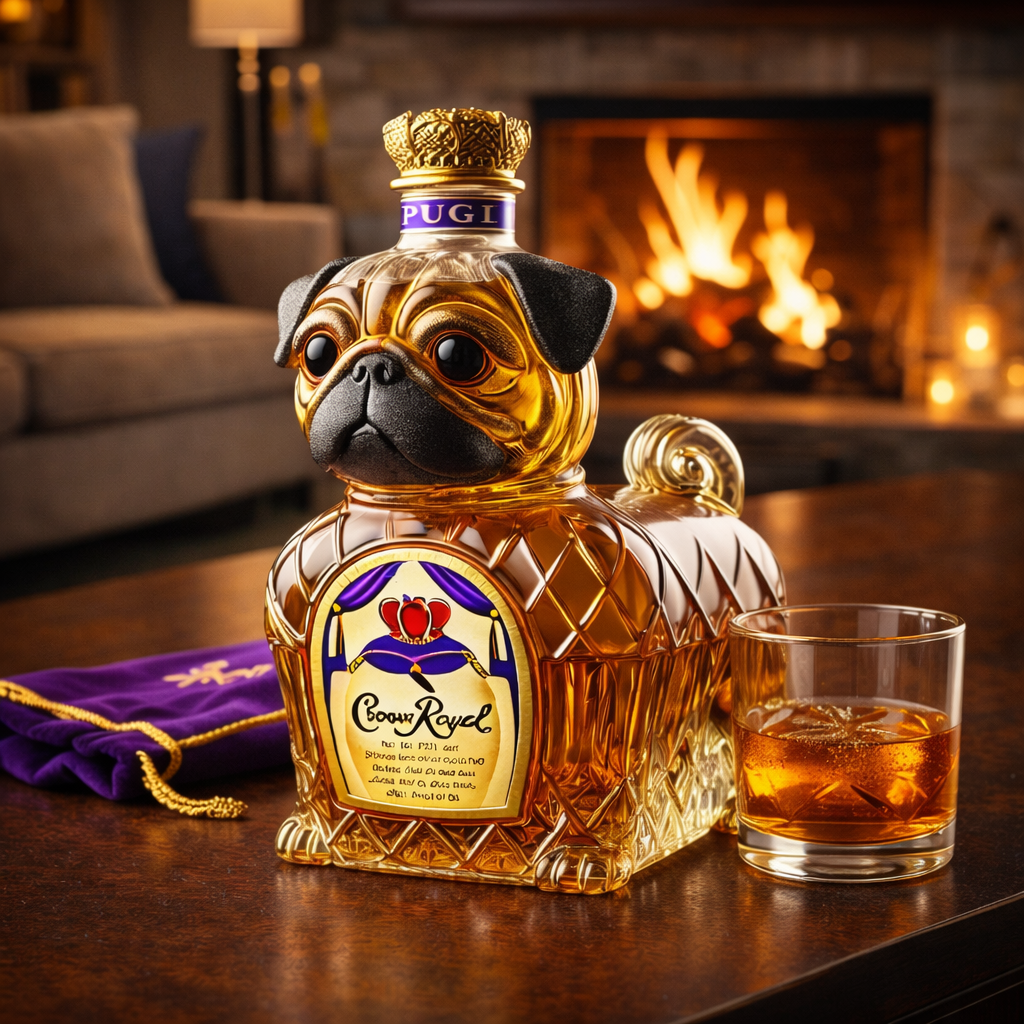Butelka Whiskey - French Bulldog - Edycja Specjalna