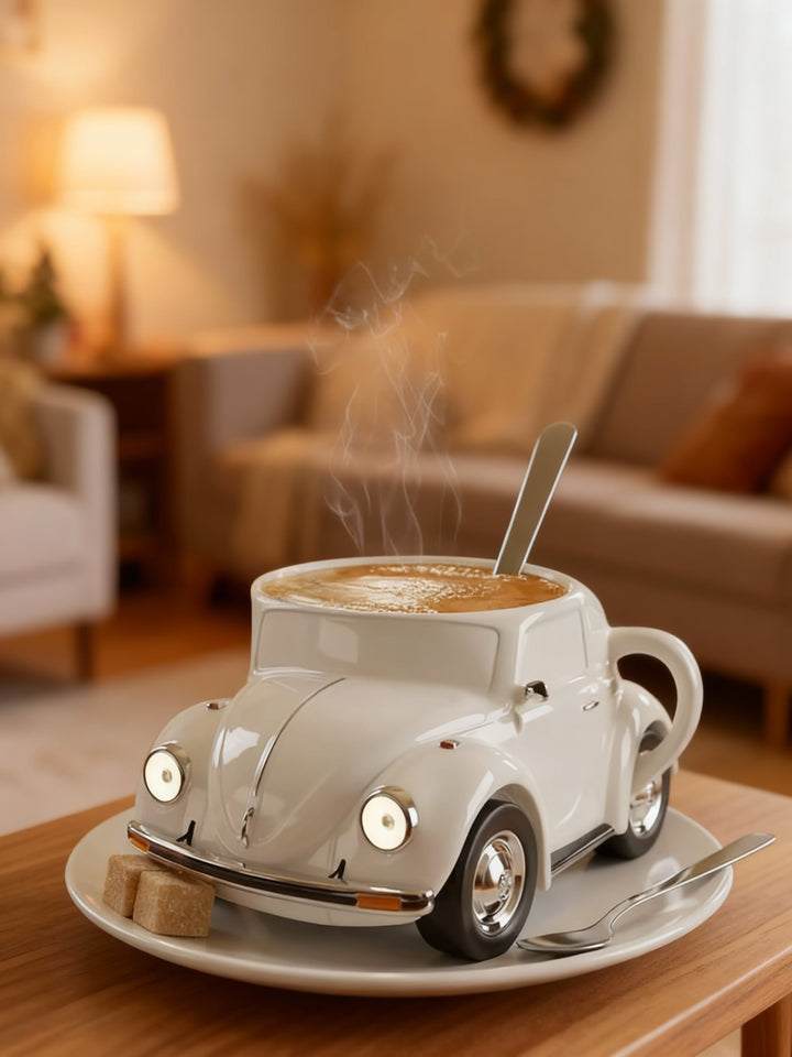 MOTOCUP | Biały kubek