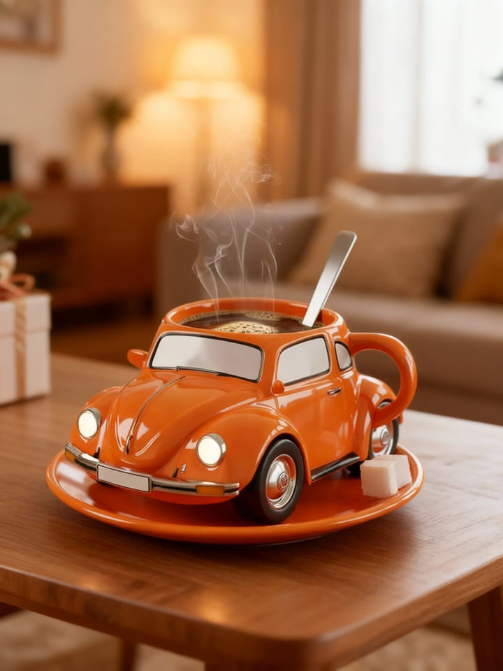 ORANGECUP | Retro kubek z motywem auta