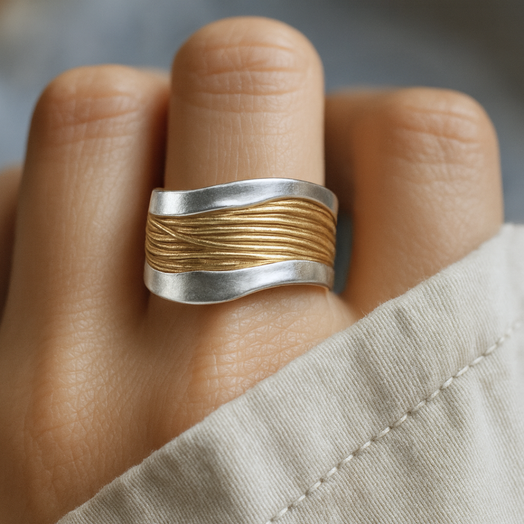 Omelia - Pierścień Złote Nitki™