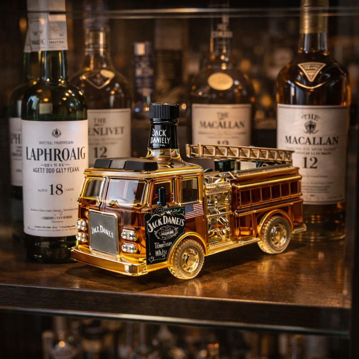 Butelka whiskey Jack Daniel's - specjalna edycja dla strażaków