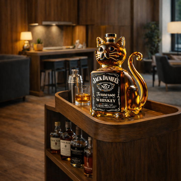 Butelka Whisky - Edycja Kot