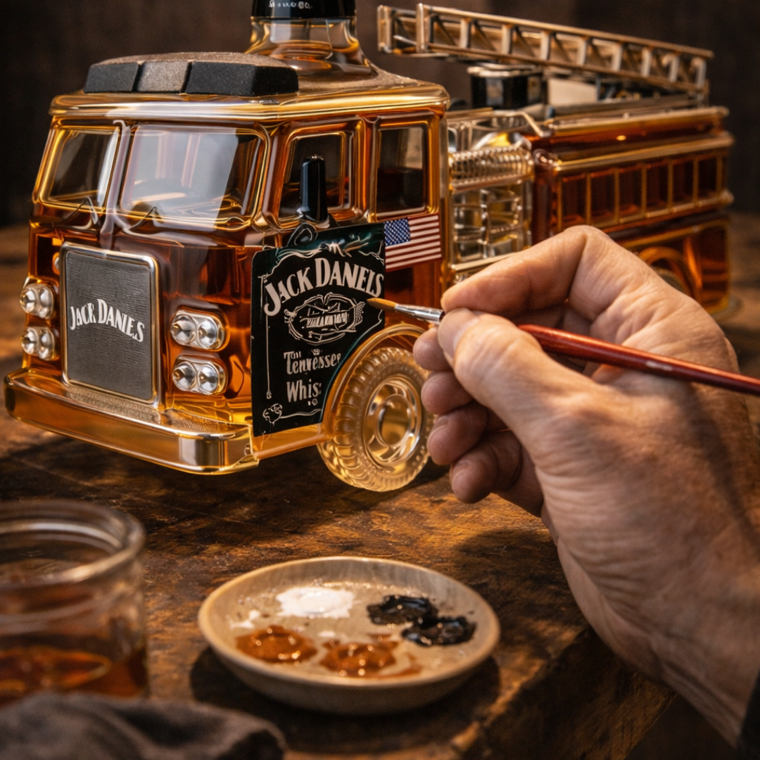 Butelka whiskey Jack Daniel's - specjalna edycja dla strażaków