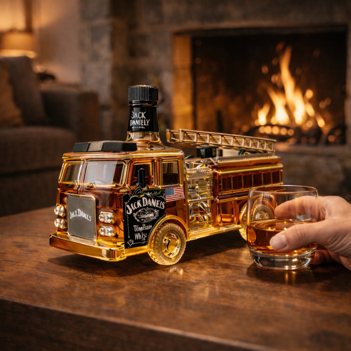 Butelka whiskey Jack Daniel's - specjalna edycja dla strażaków