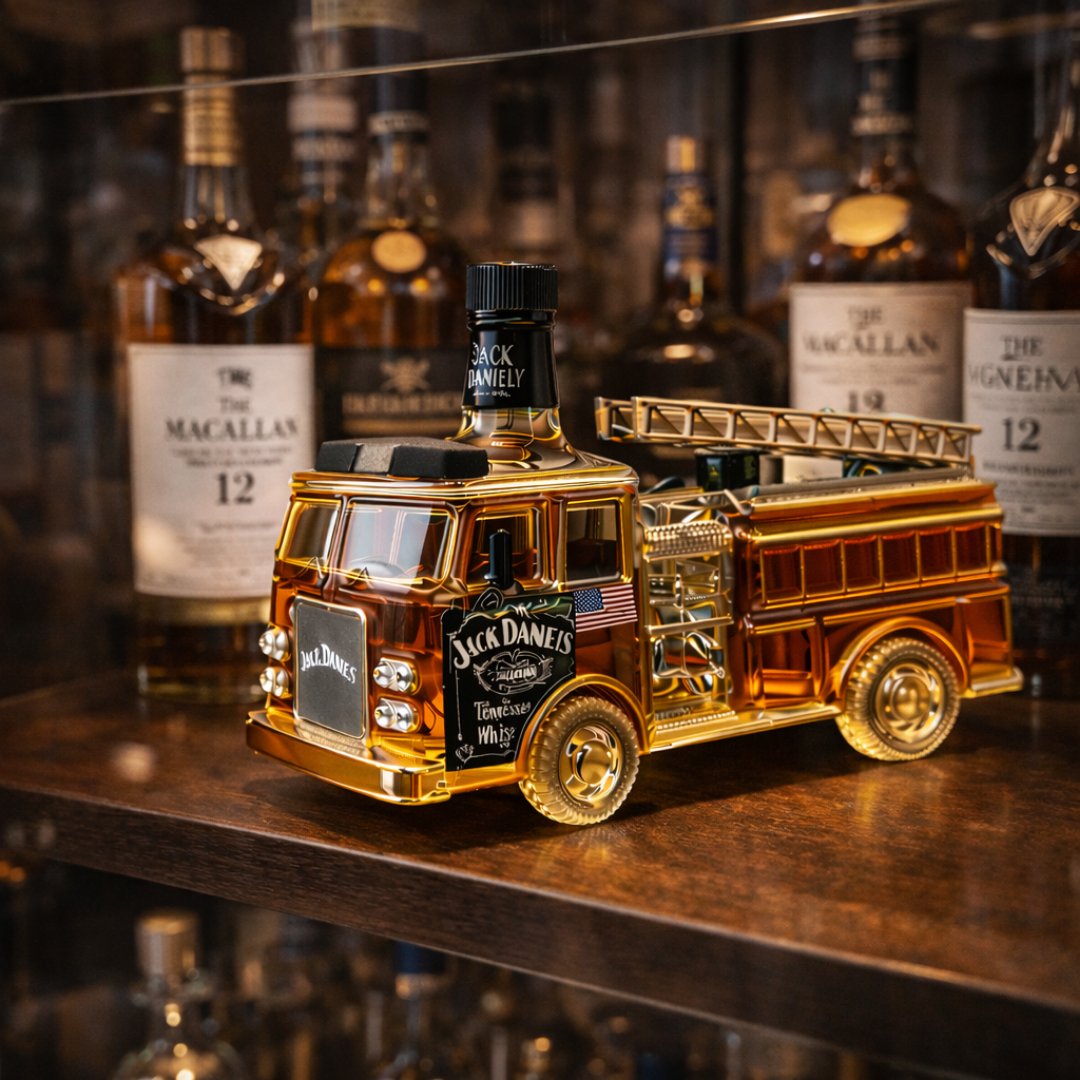 Butelka whiskey Jack Daniel's - specjalna edycja dla strażaków