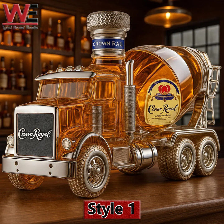 Betoniarka butelka whisky