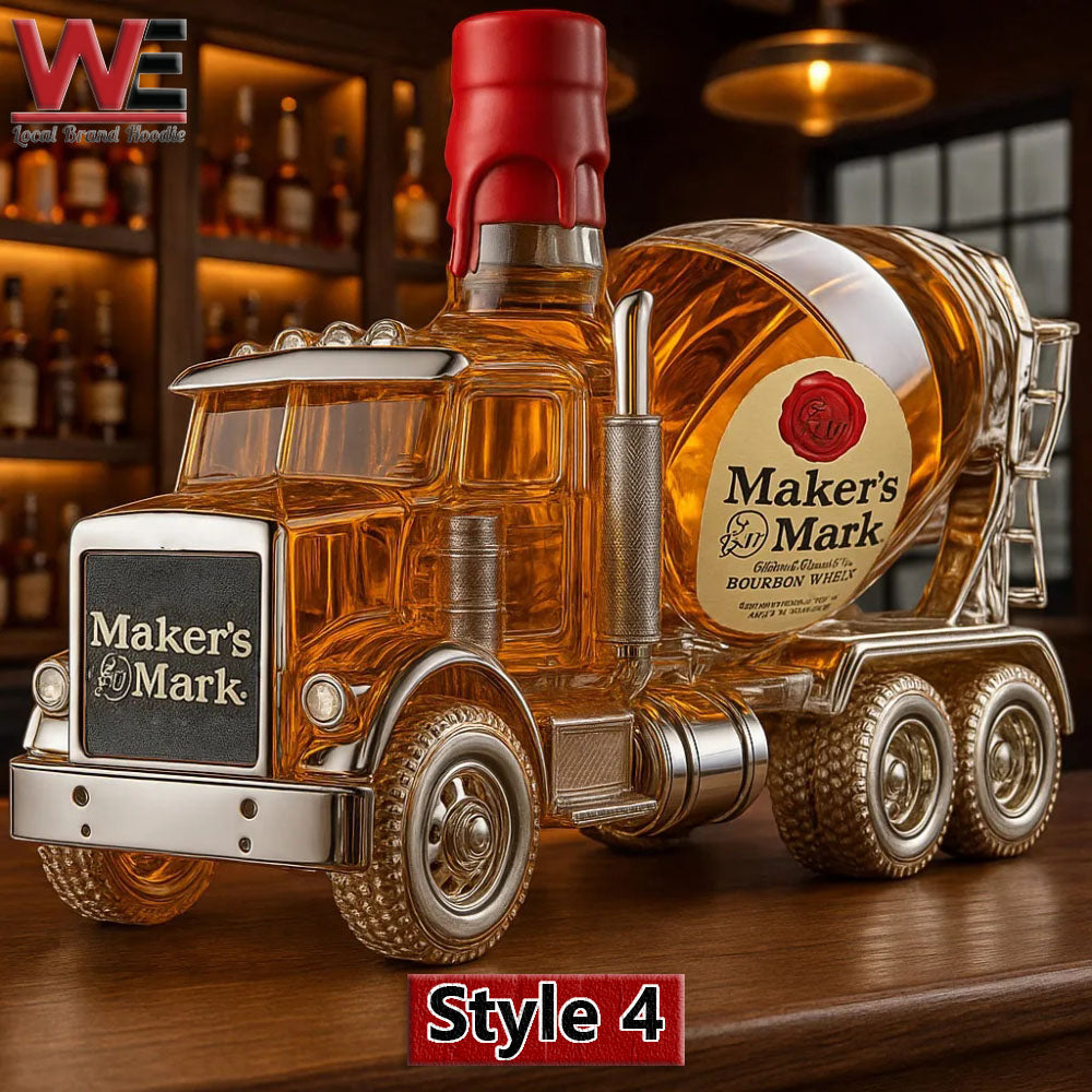 Betoniarka butelka whisky